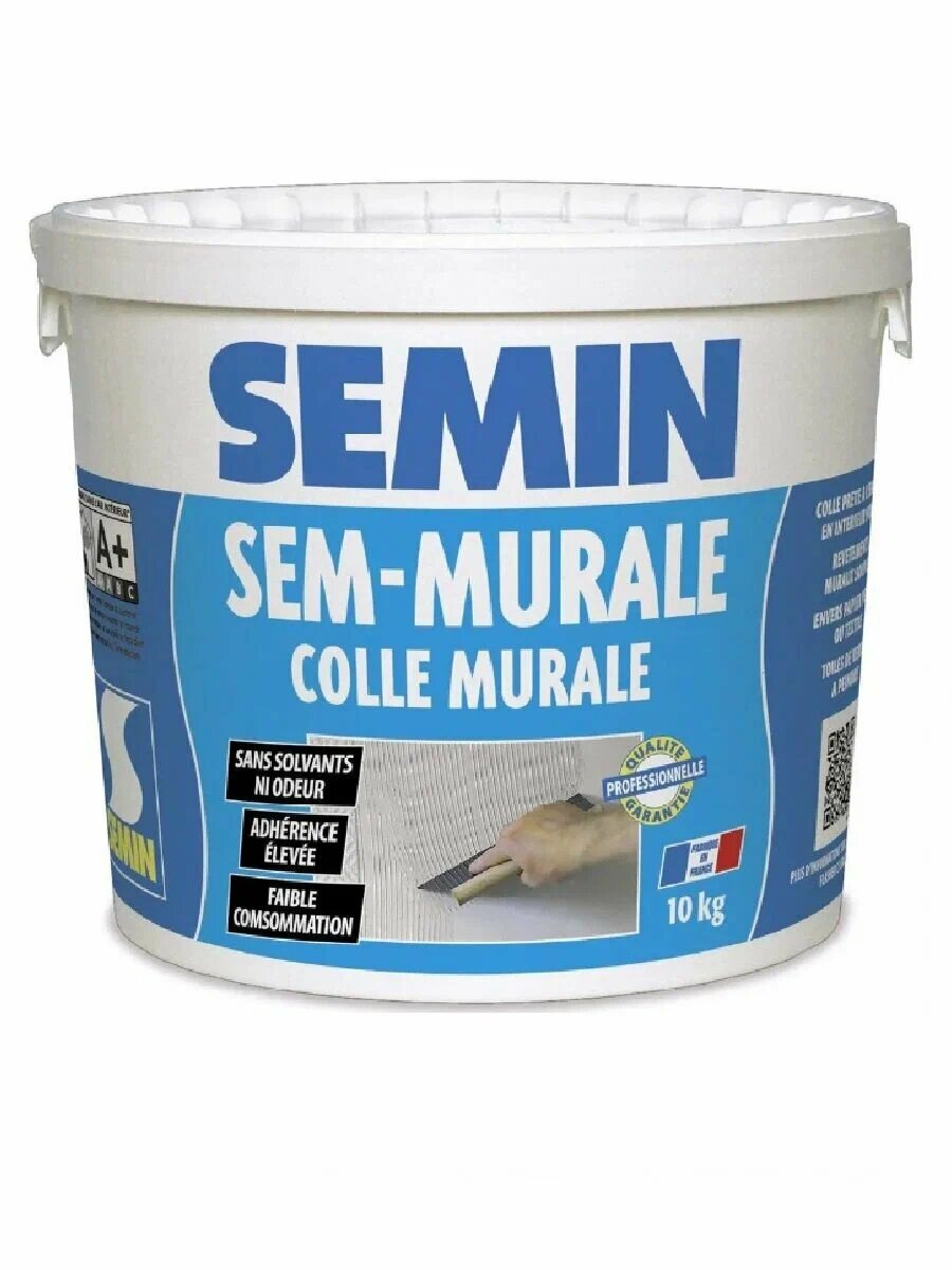 SEM-MURALE forcé / СЕМ-МЮРАЛЬ ФОРСЕ 5 кг (клей для тяжелыхдекоративных покрытий; ЛИНКРУСТА; БАМБУК и пр.)